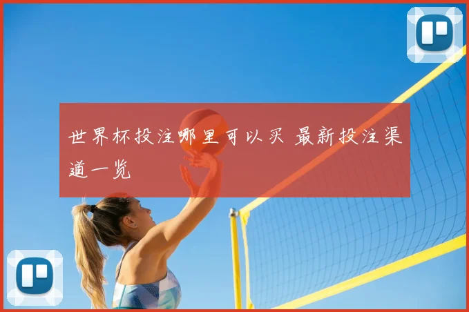 世界杯投注哪里可以买 最新投注渠道一览